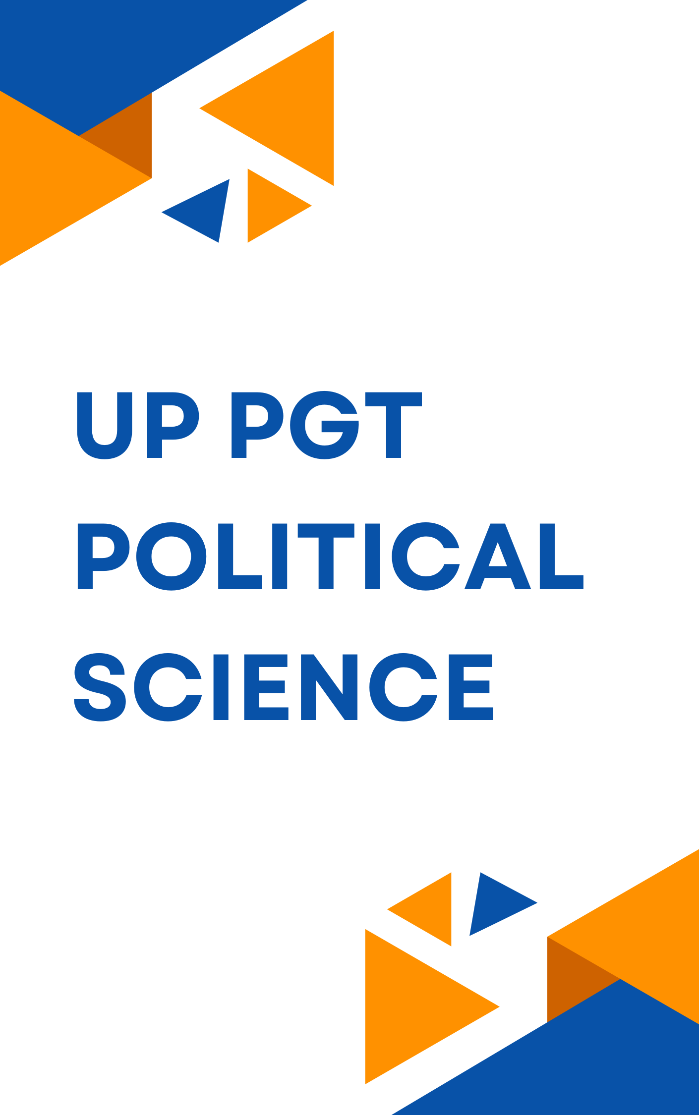 UP PGT Political Science Important MCQ