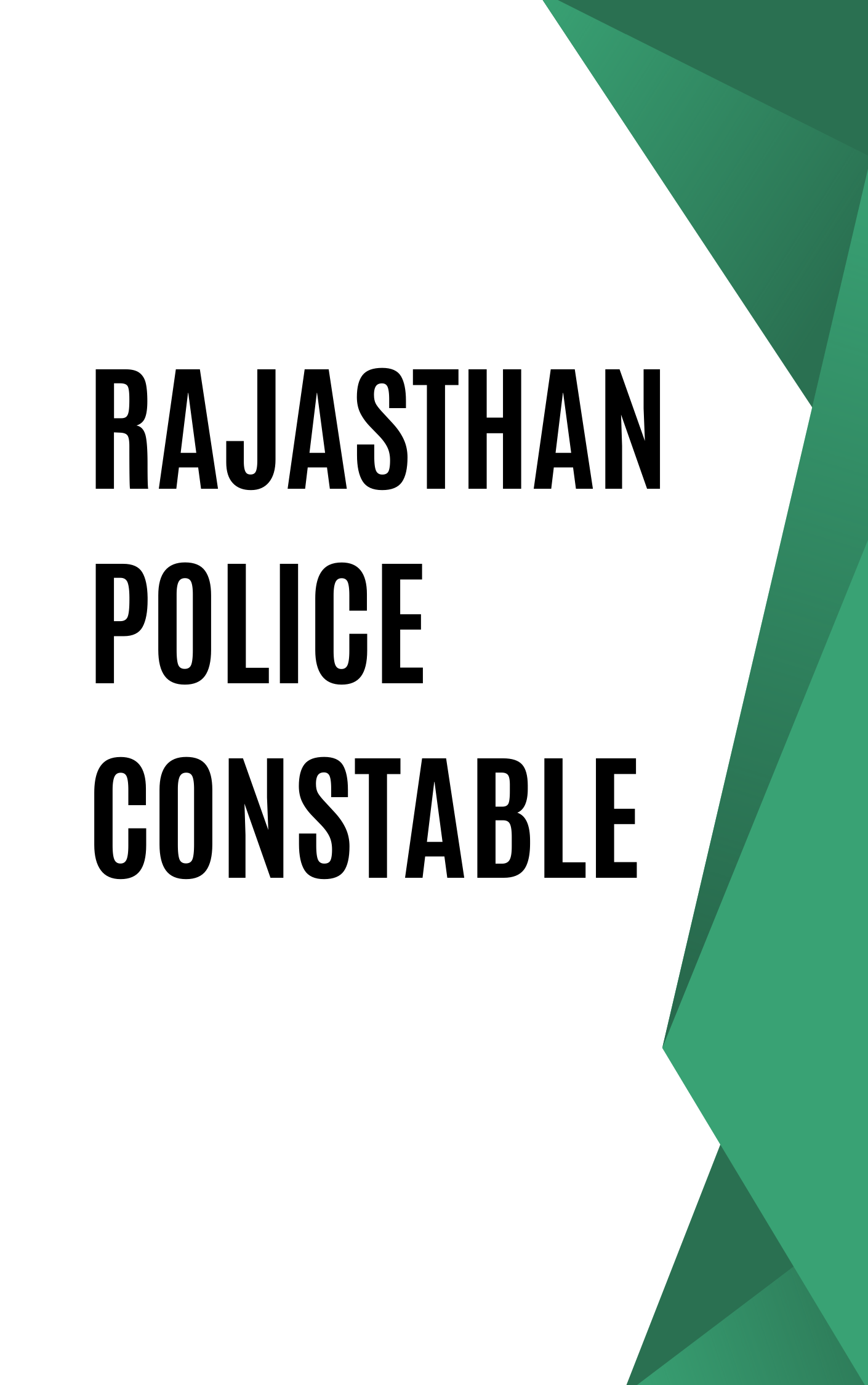 Rajasthan Police Constable Sample paper