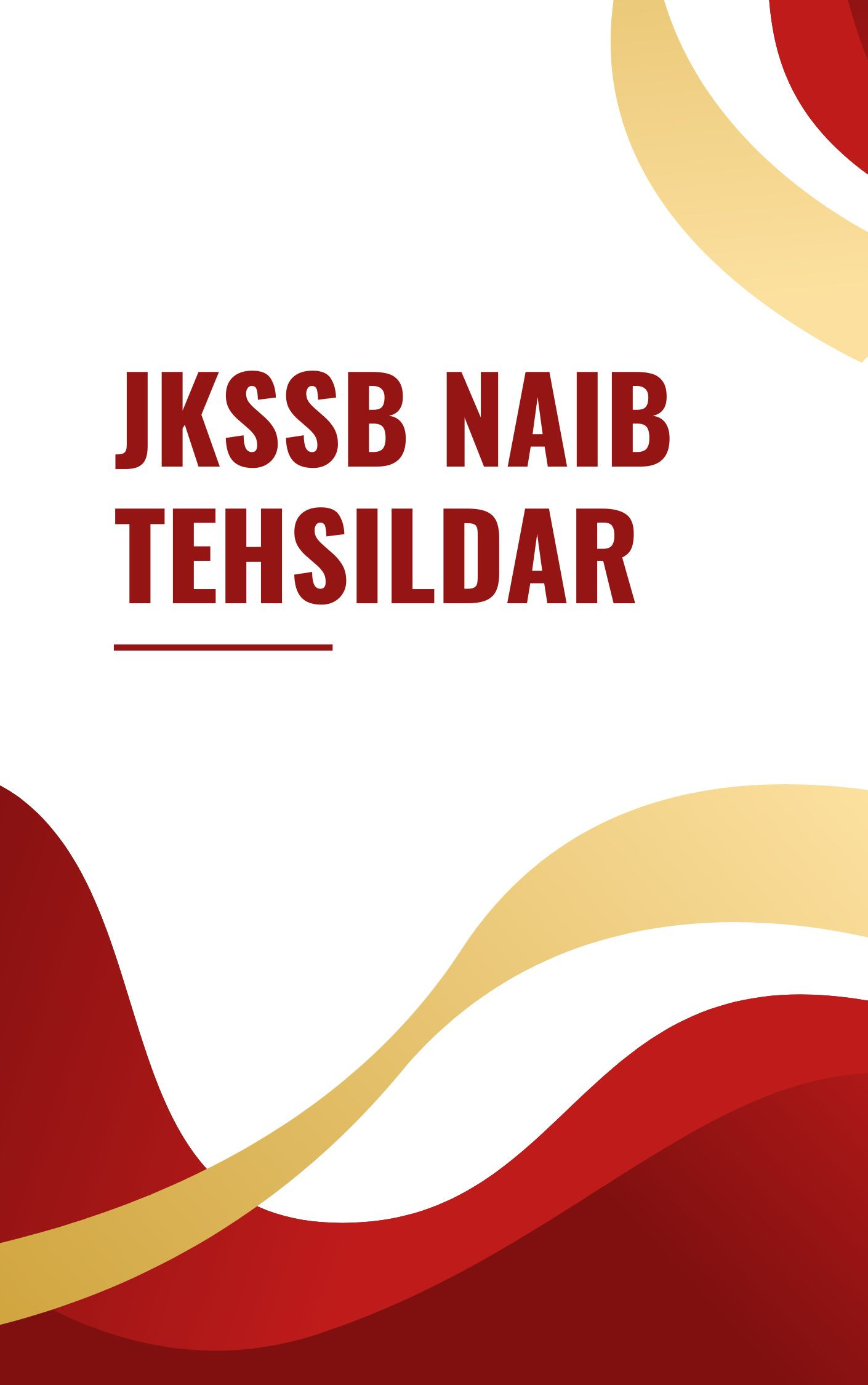 JKSSB Naib Tehsildar Practice Set