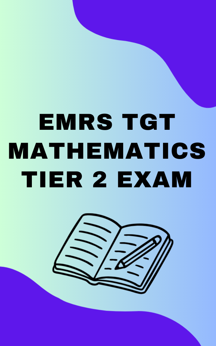 EMRS TGT Mathematics Tier 2 Model Test Paper with Answer Key