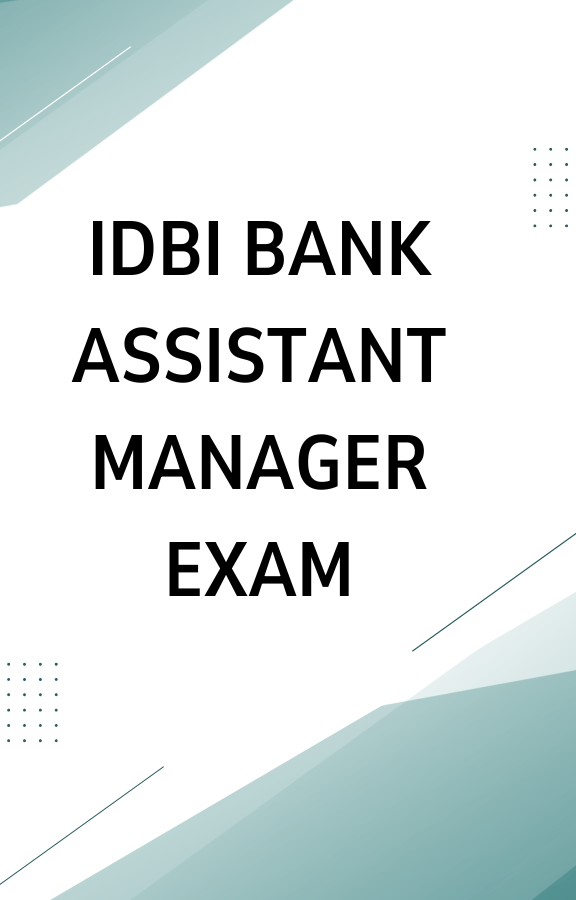 Mock Test Online Free for IDBI Bank Assistant Manager Exam