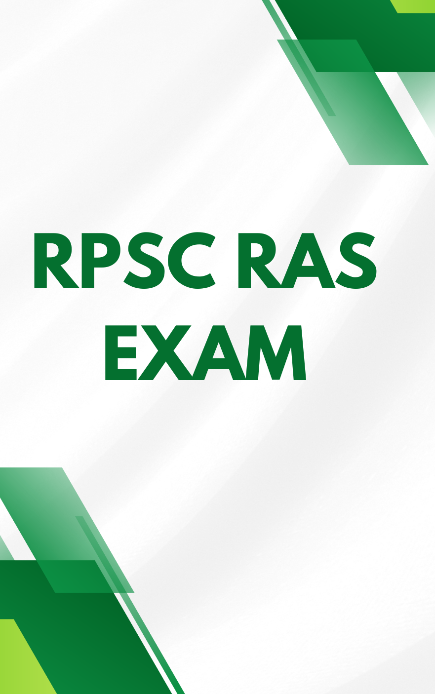 RPSC RAS Online Test Series