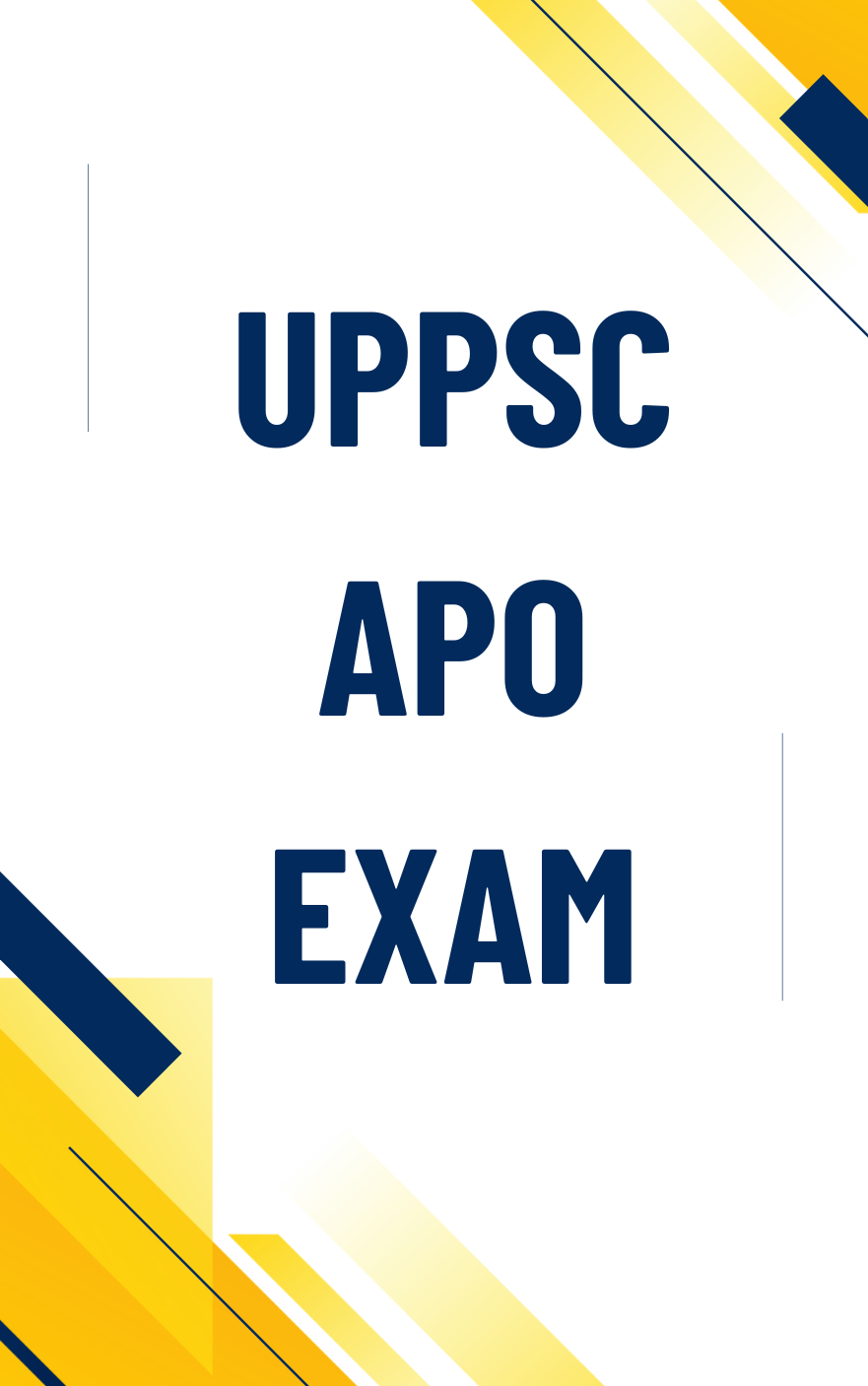 UPPSC APO Questions with Answers