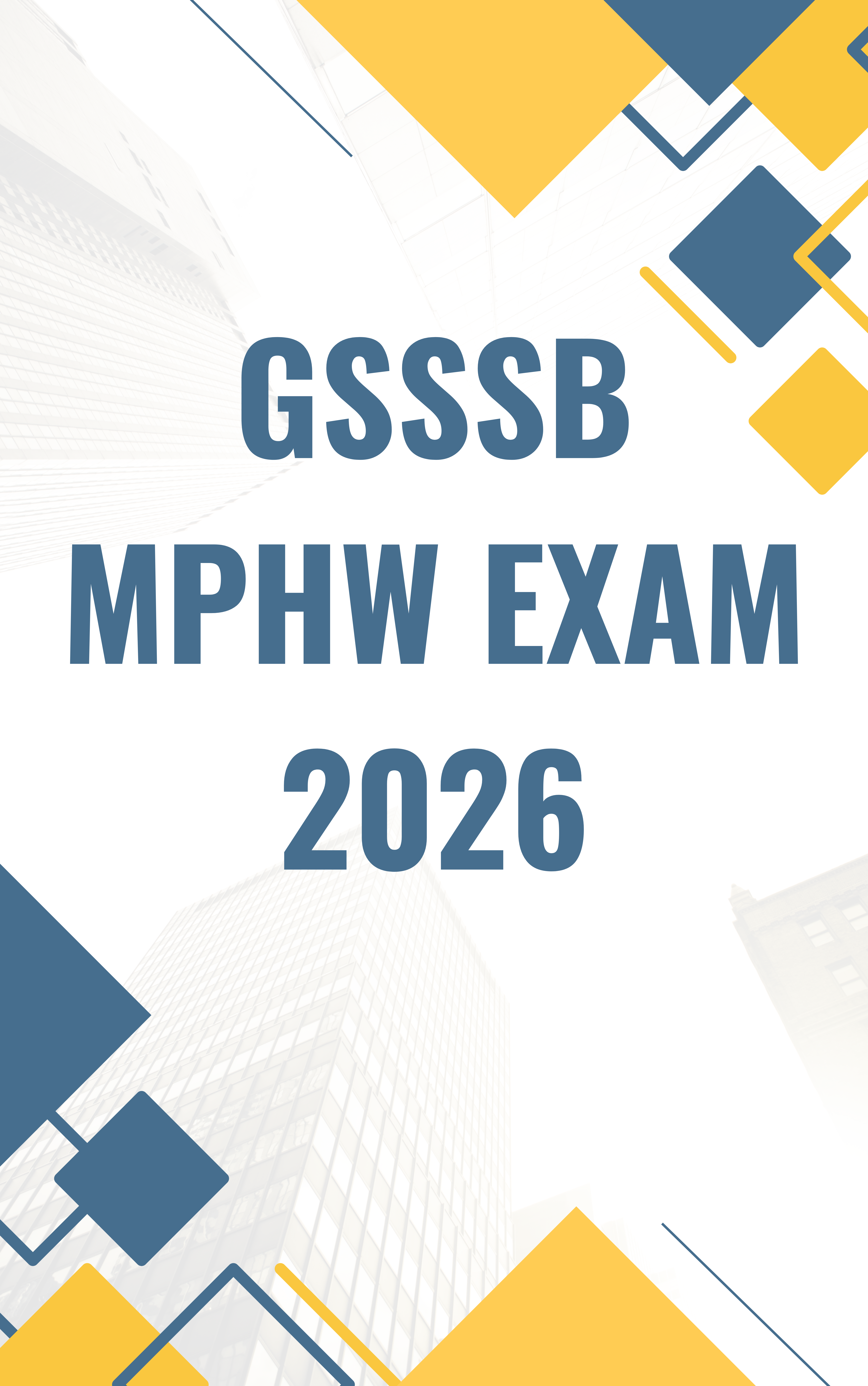 GSSSB MPHW Free Online Mock Test 2026