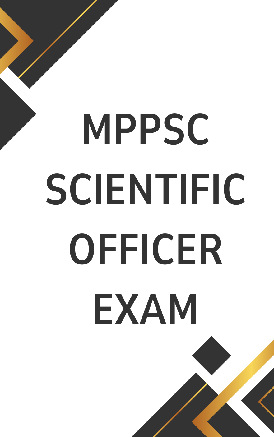 MPPSC Scientific Officer Online Test Series