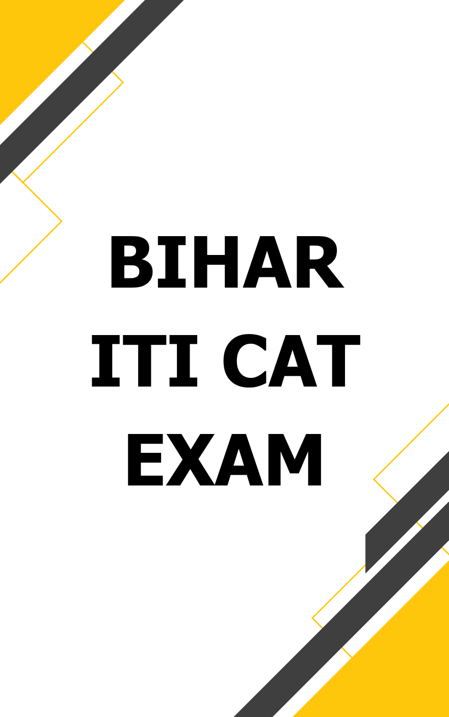 Bihar ITI CAT Practice Mock Test