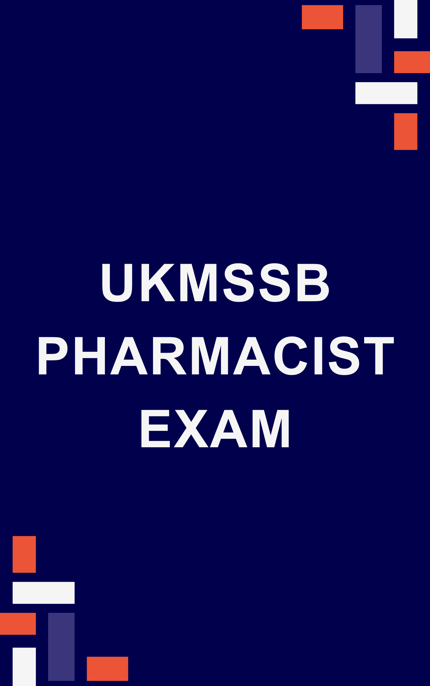 UKMSSB Pharmacist Sample Paper