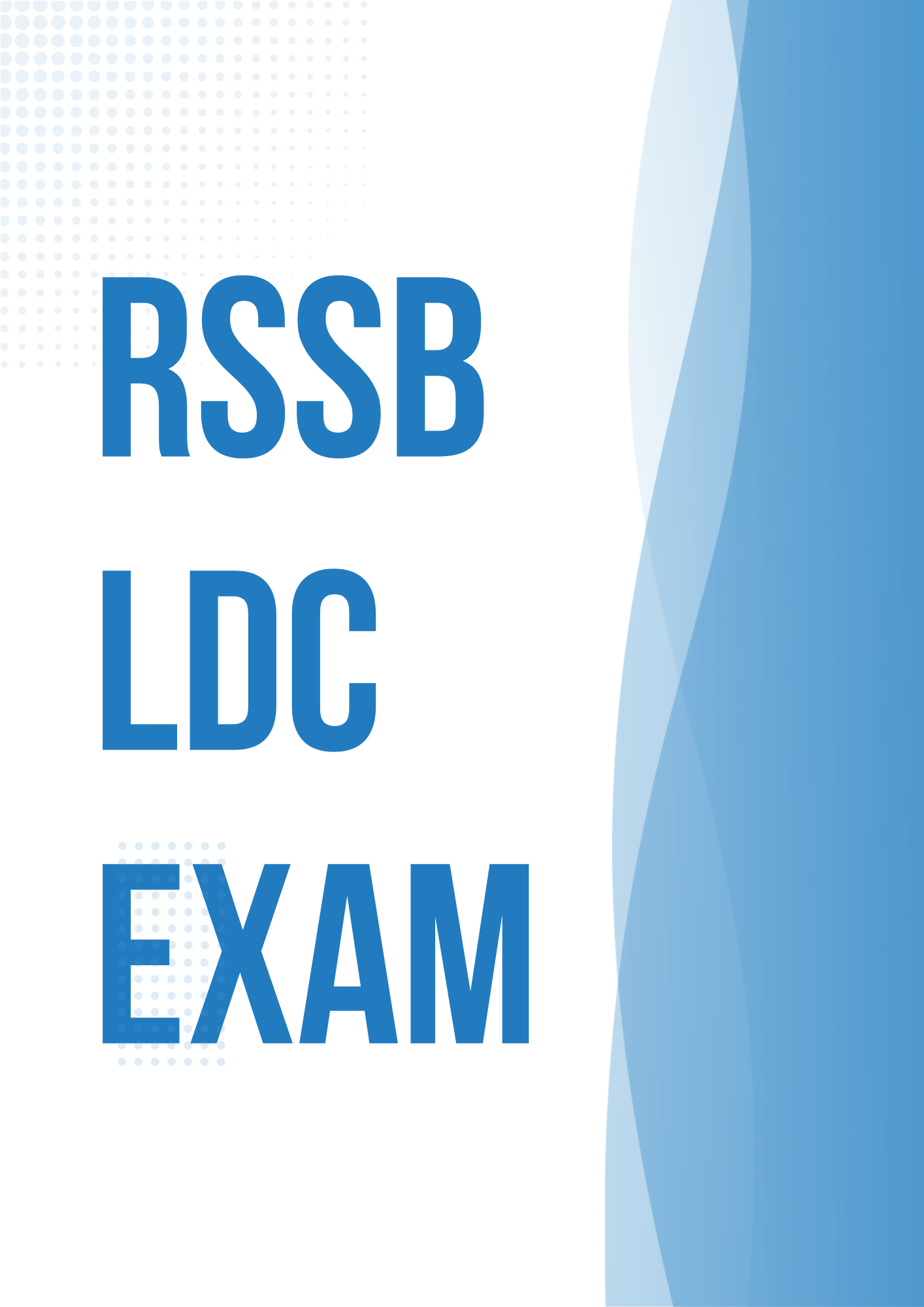 RSSB LDC Model Test Paper