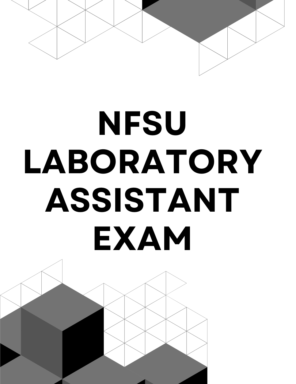 NFSU Laboratory Assistant Sample Paper