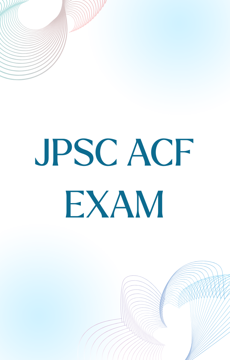 Model Paper Practice Set For JPSC ACF Exam