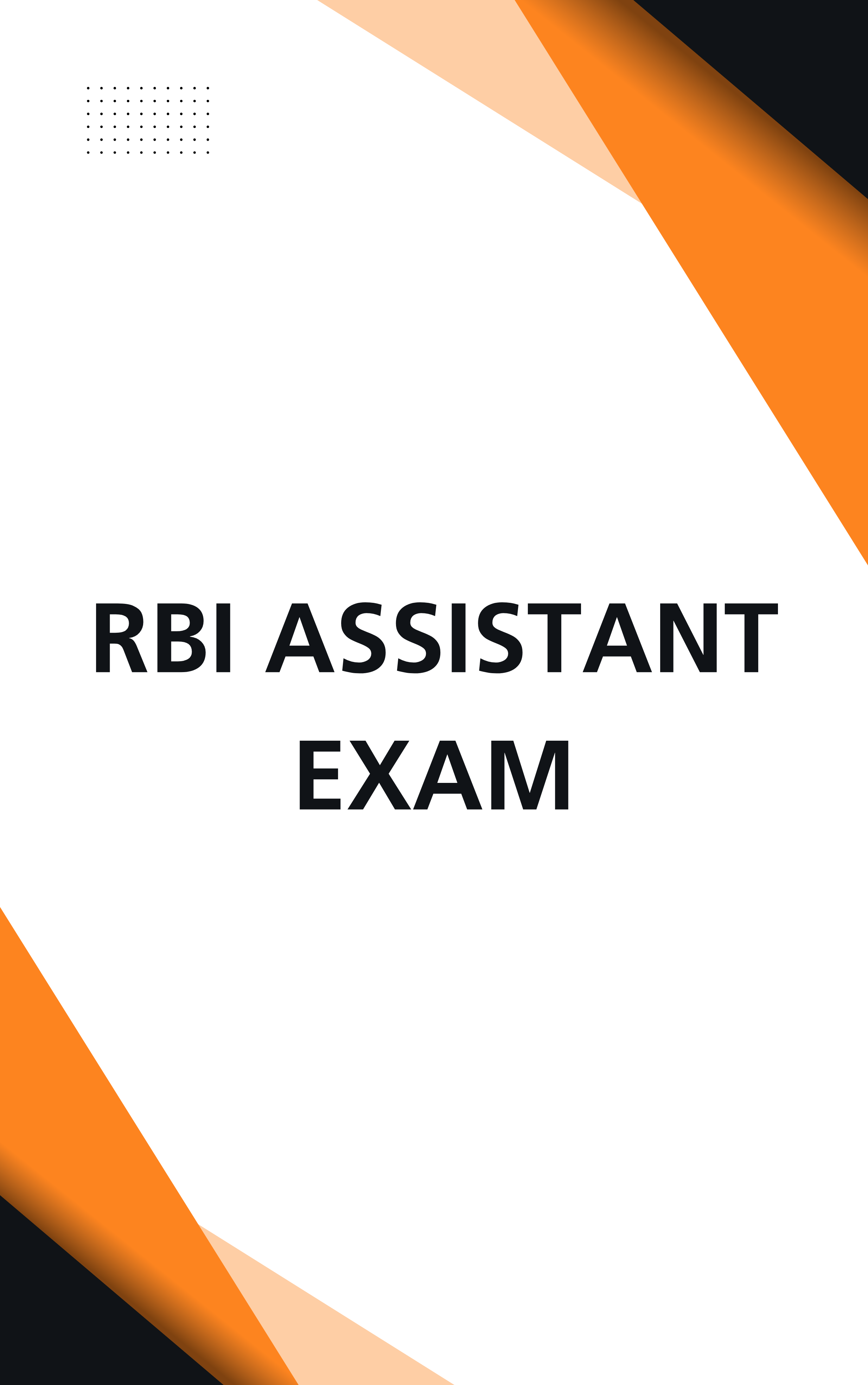 Full Length Mock Test for RBI Assistant Exam