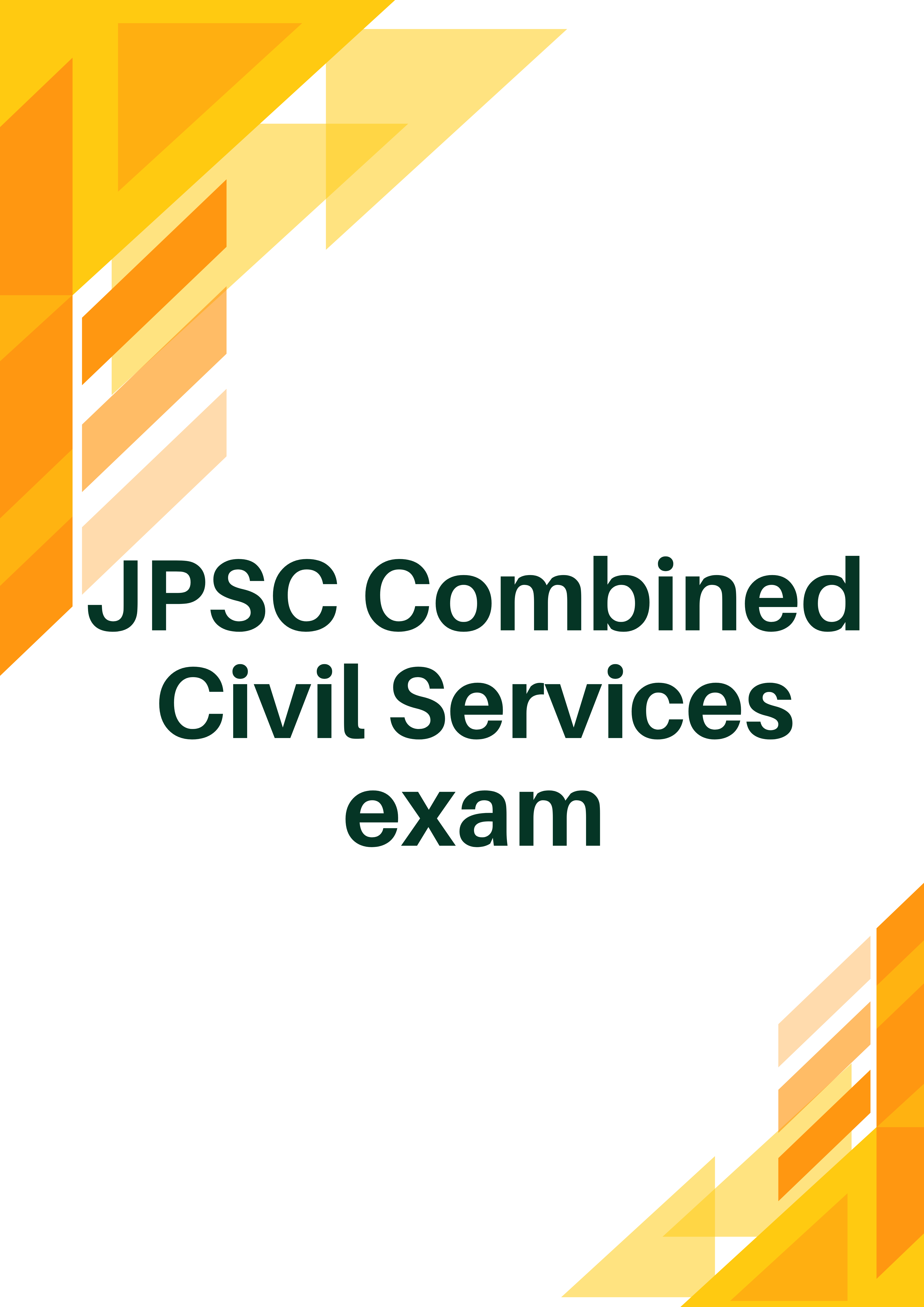 JPSC Combined Civil Services Free Mock Test