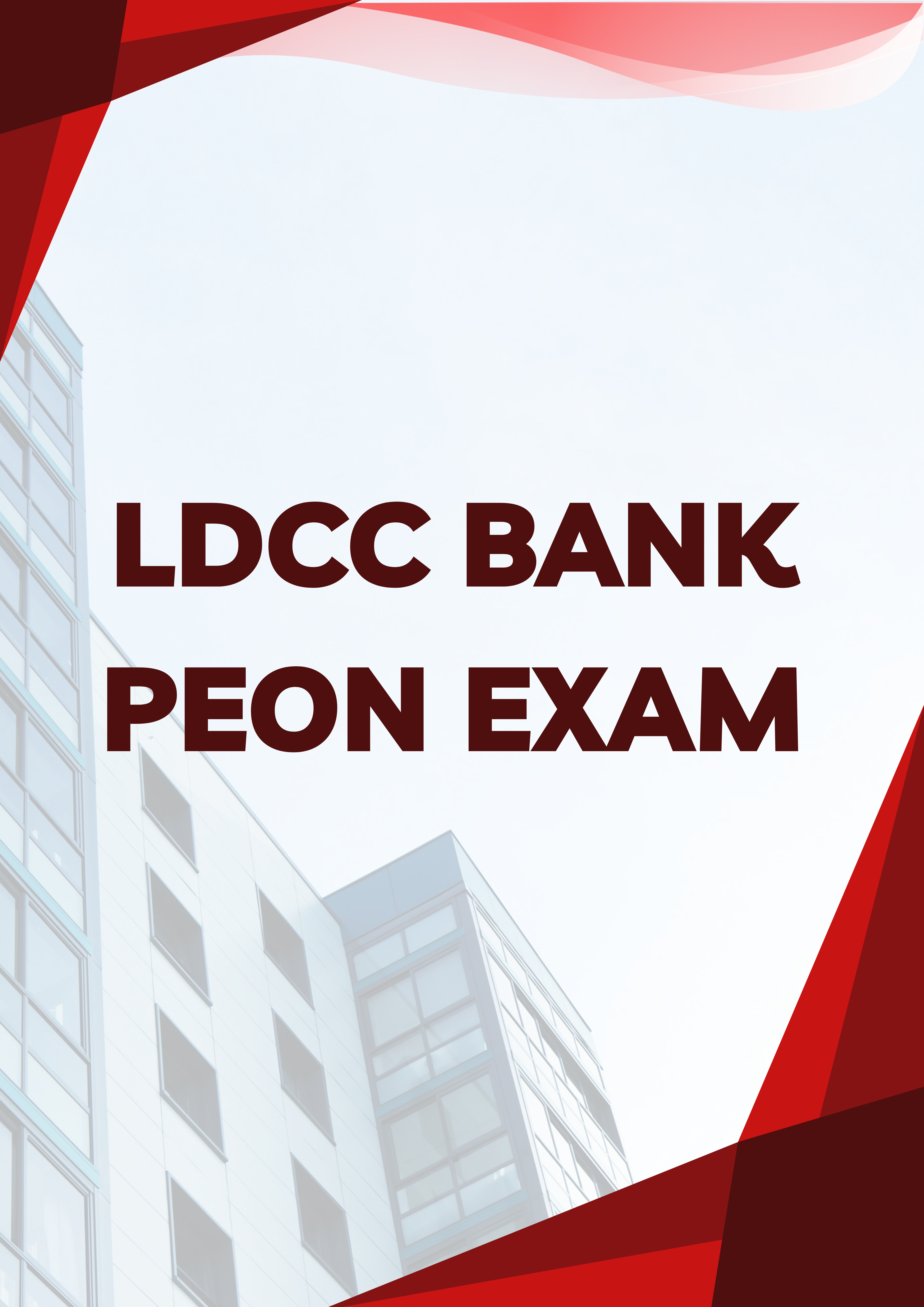 LDCC Bank Peon Online Test Series