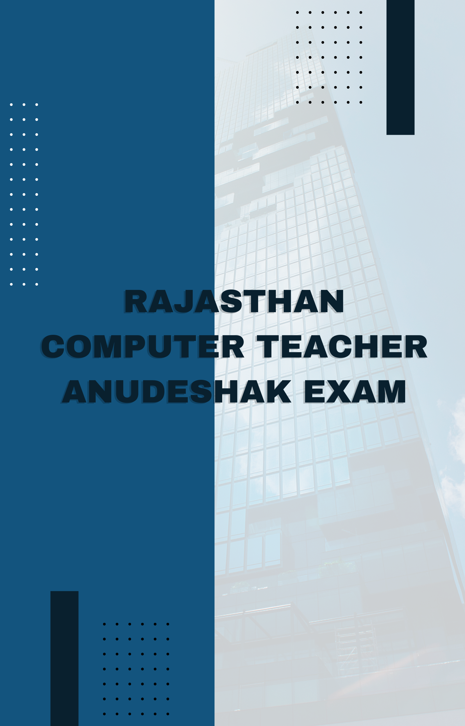 Rajasthan Computer Teacher Anudeshak Test Series