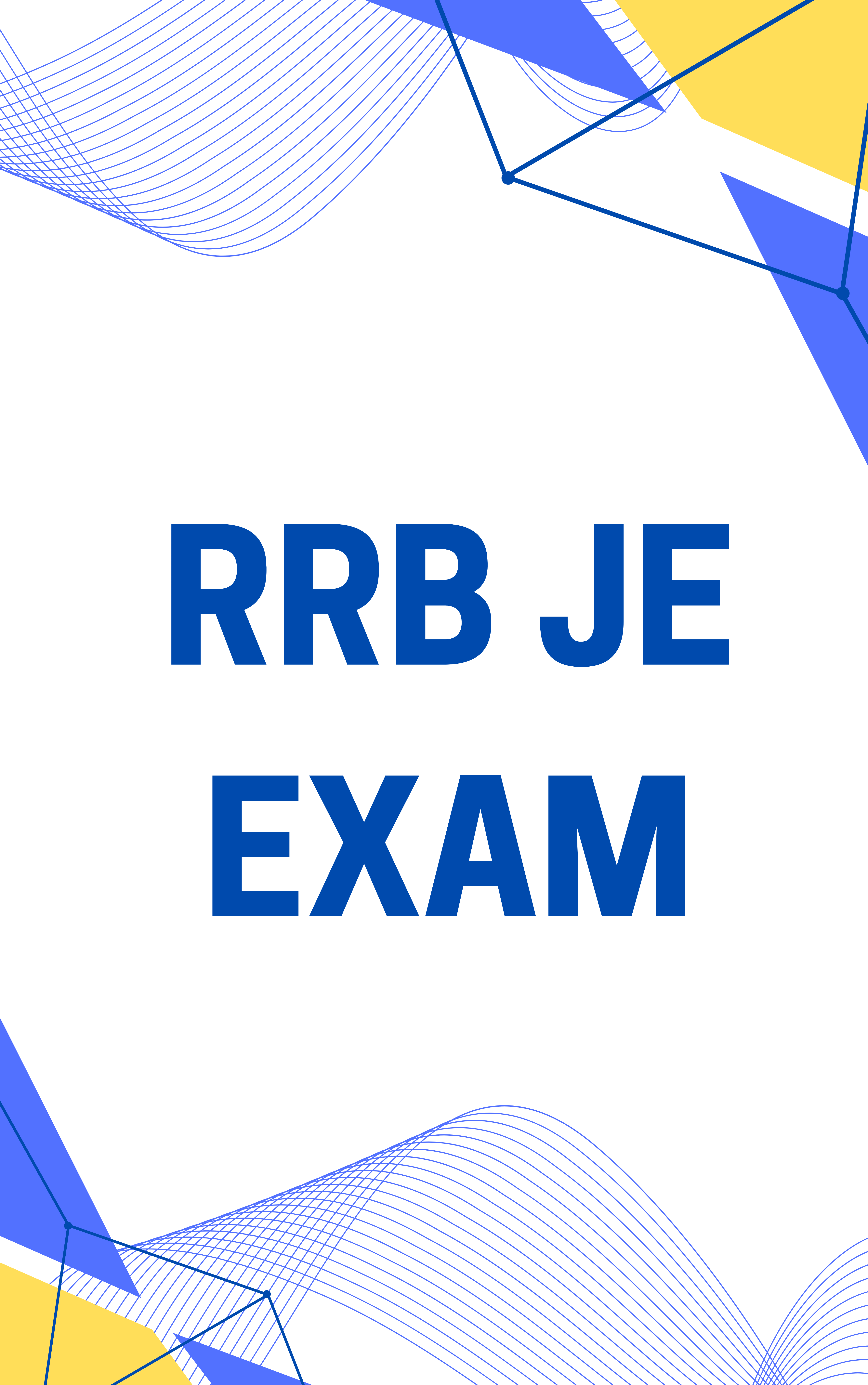 RRB JE Exam Mock Test 2026