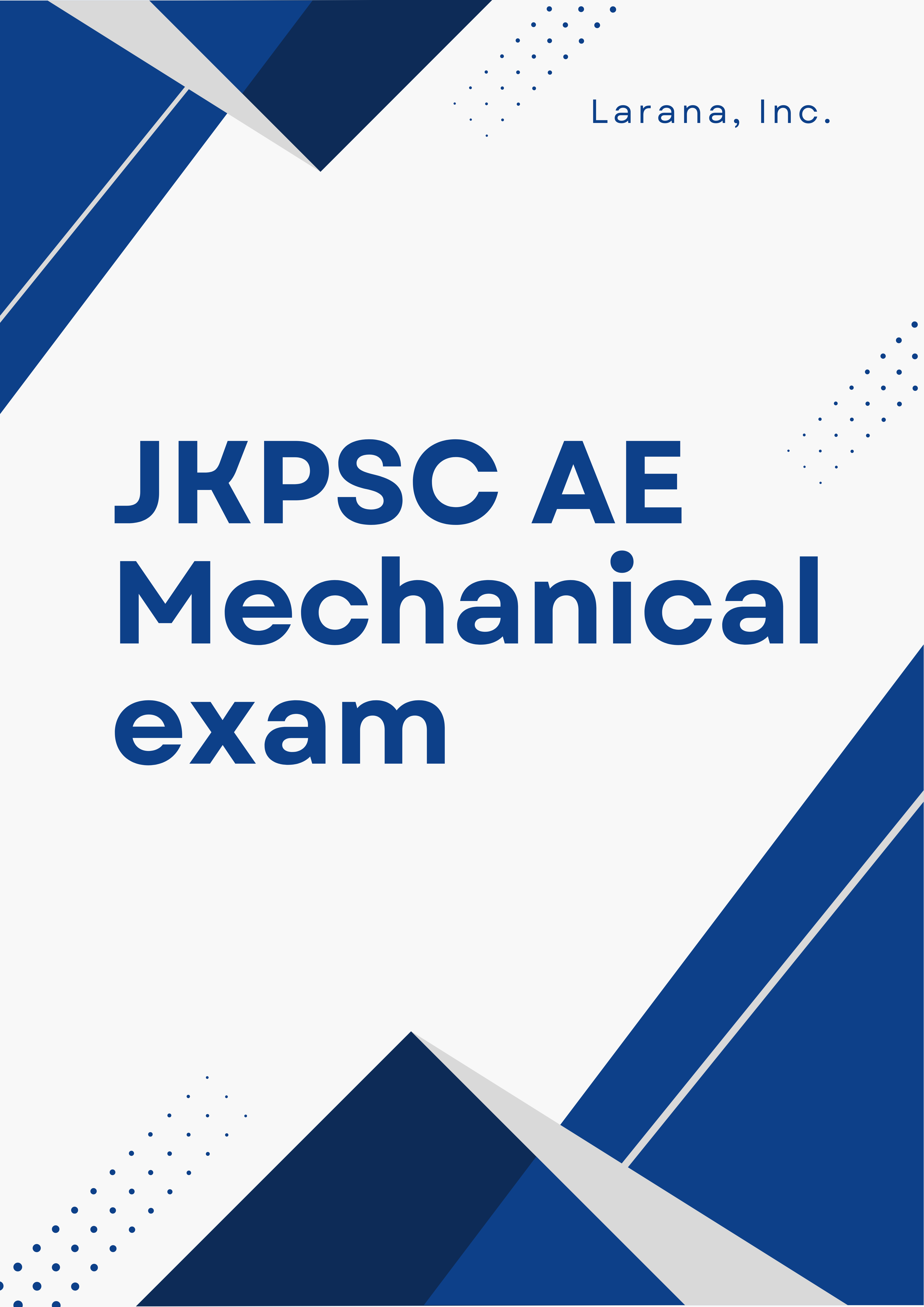 JKPSC AE Mechanical Exam Mock Test in Hindi