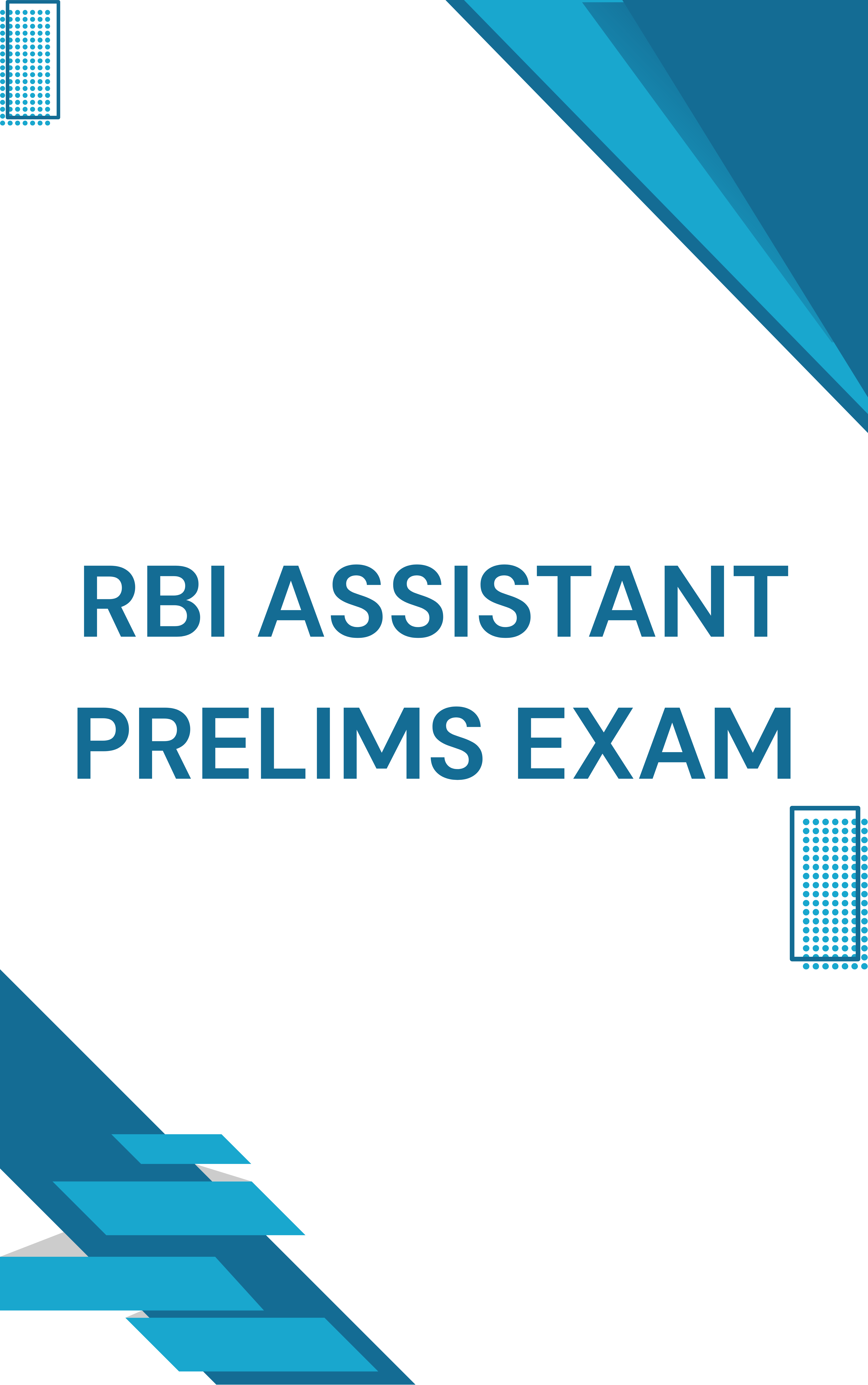 Online Mock Test For RBI Assistant Prelims Exam