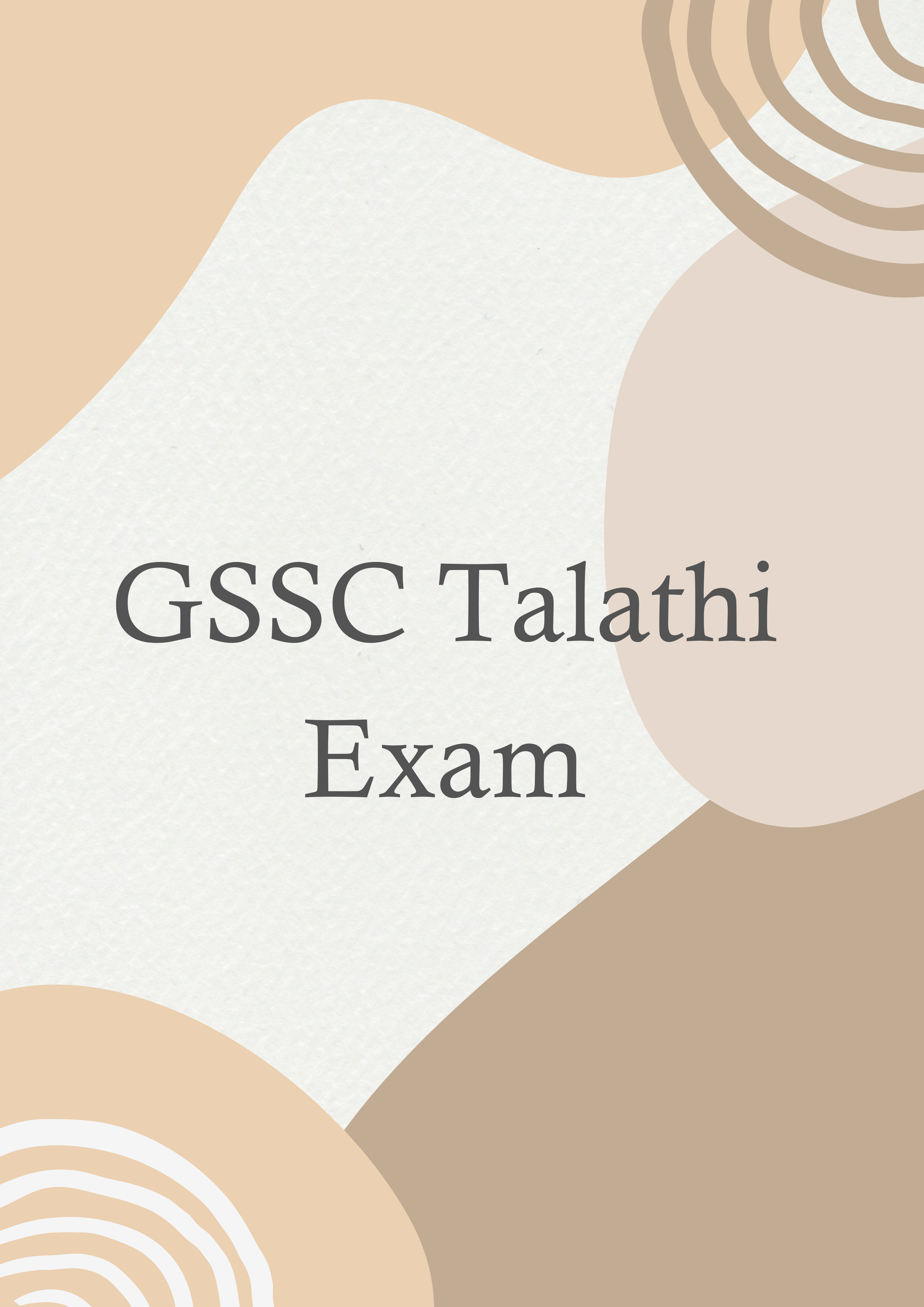 GSSC Talathi Online Mock Test Book 2026