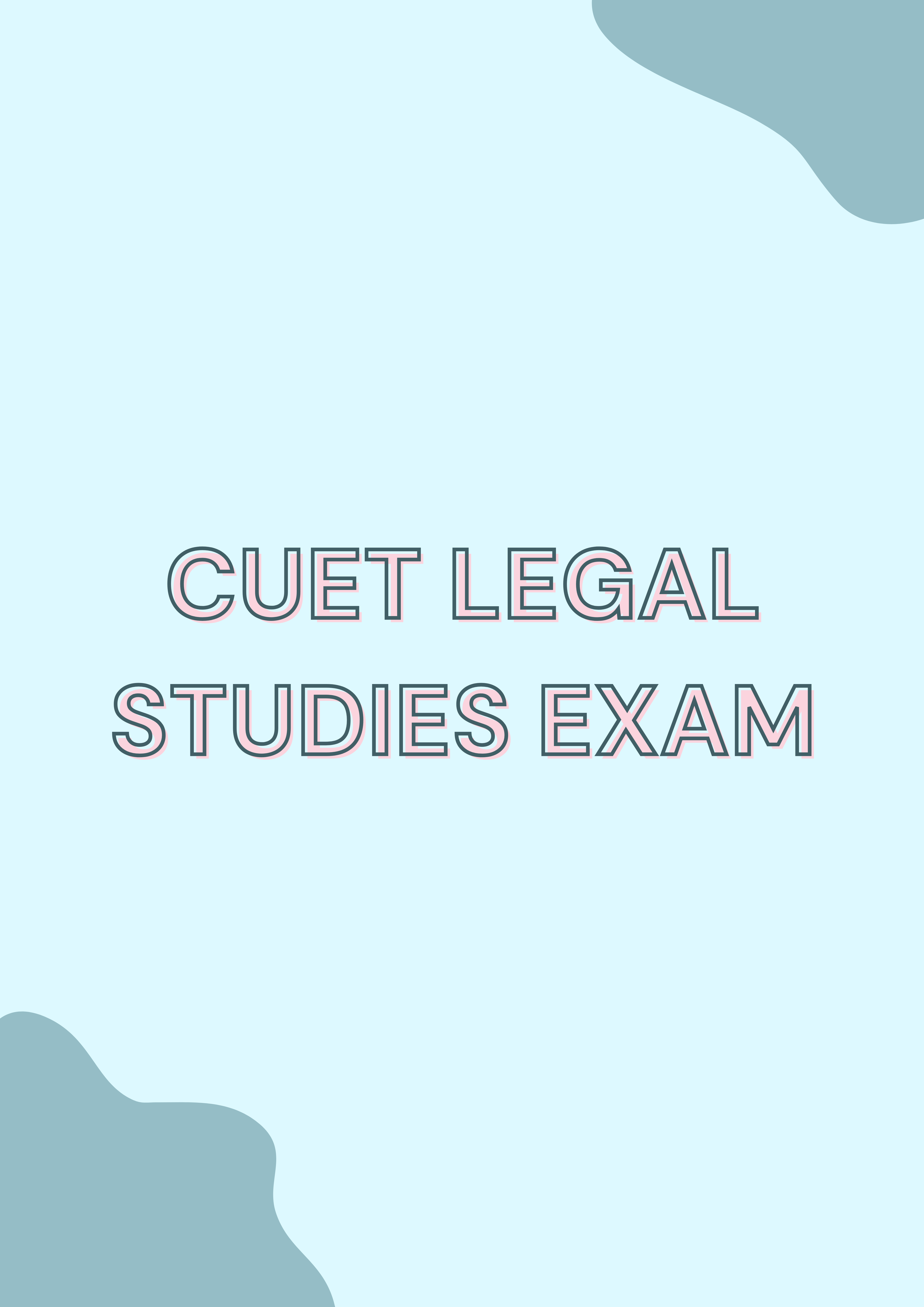 CUET Legal Studies 2026: Free Mock Test, MCQs