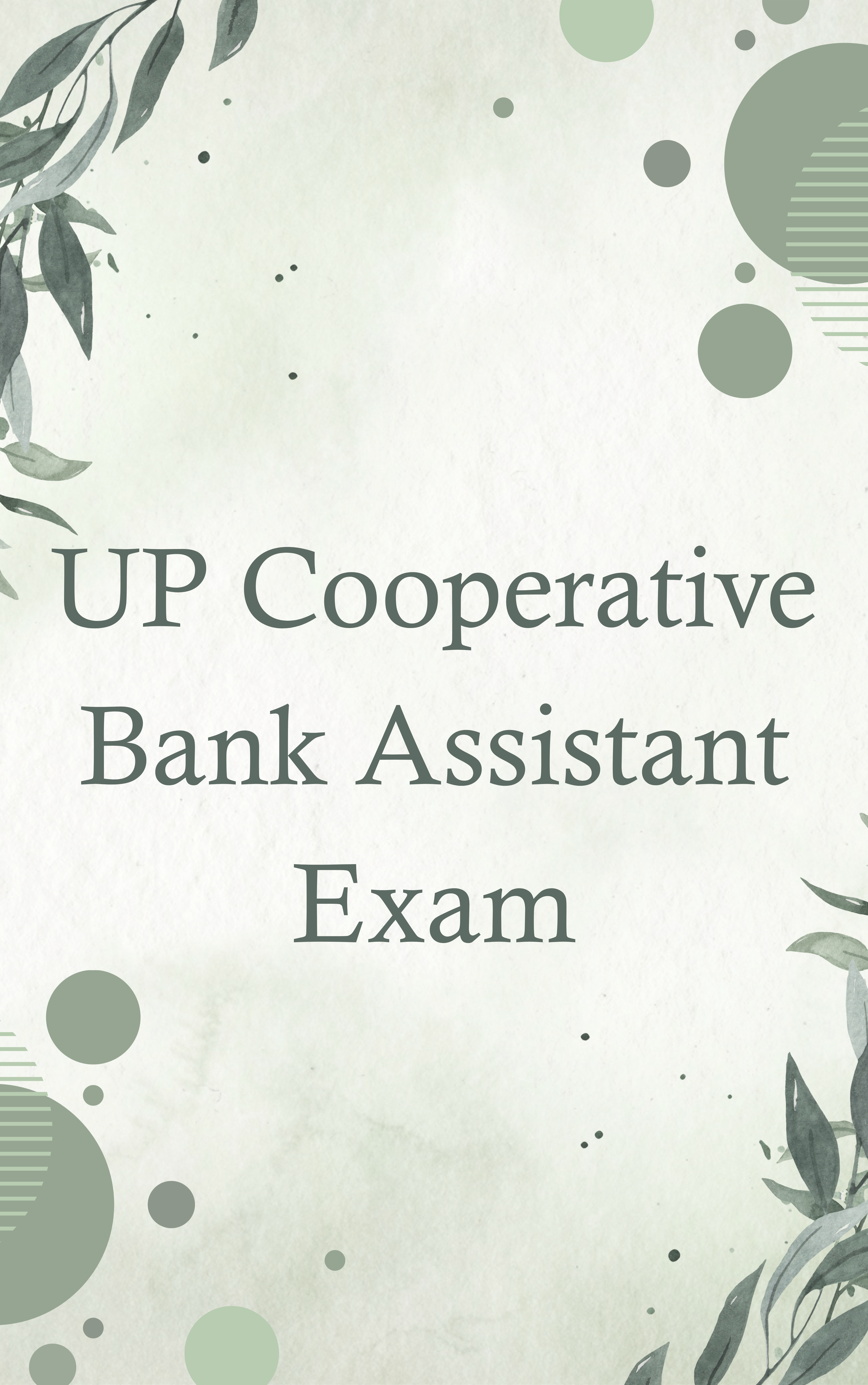 UP Cooperative Bank Assistant Free Practice Mock Test 2026