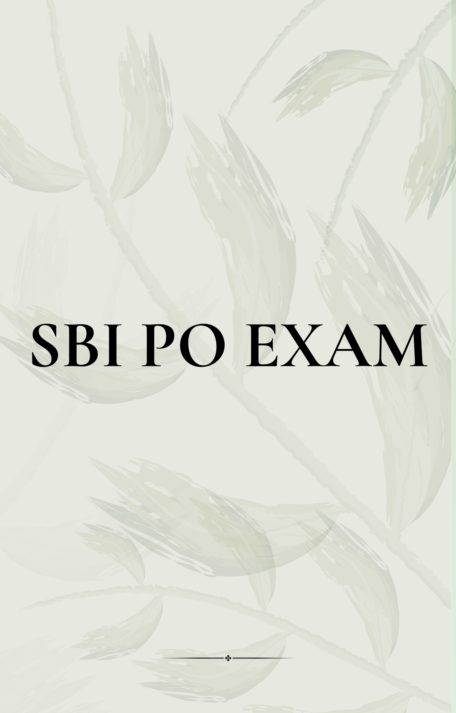 SBI PO Free Mock Test 2026 – Practice Set