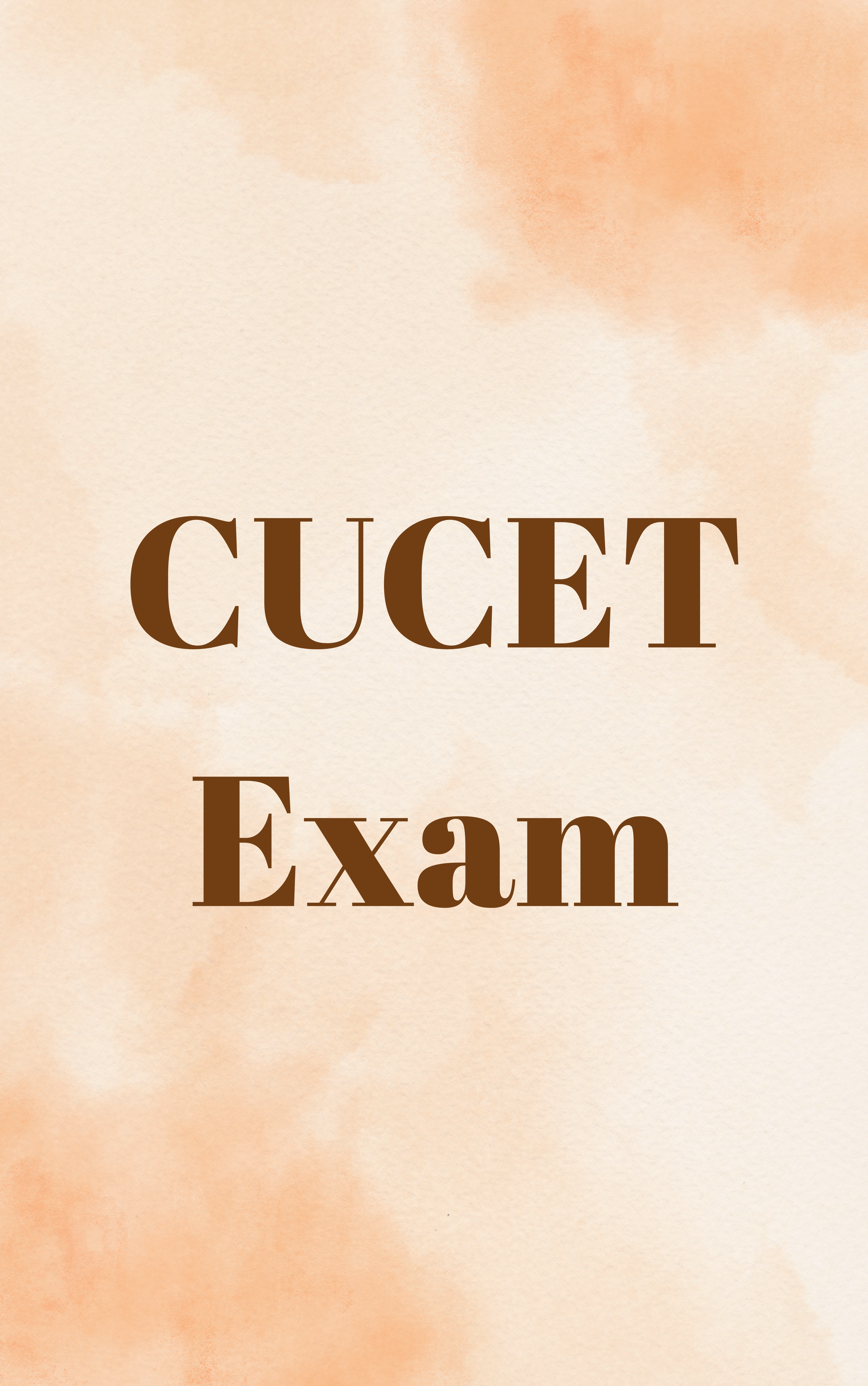 CUCET Mock Test 2026 – Free Question Paper
