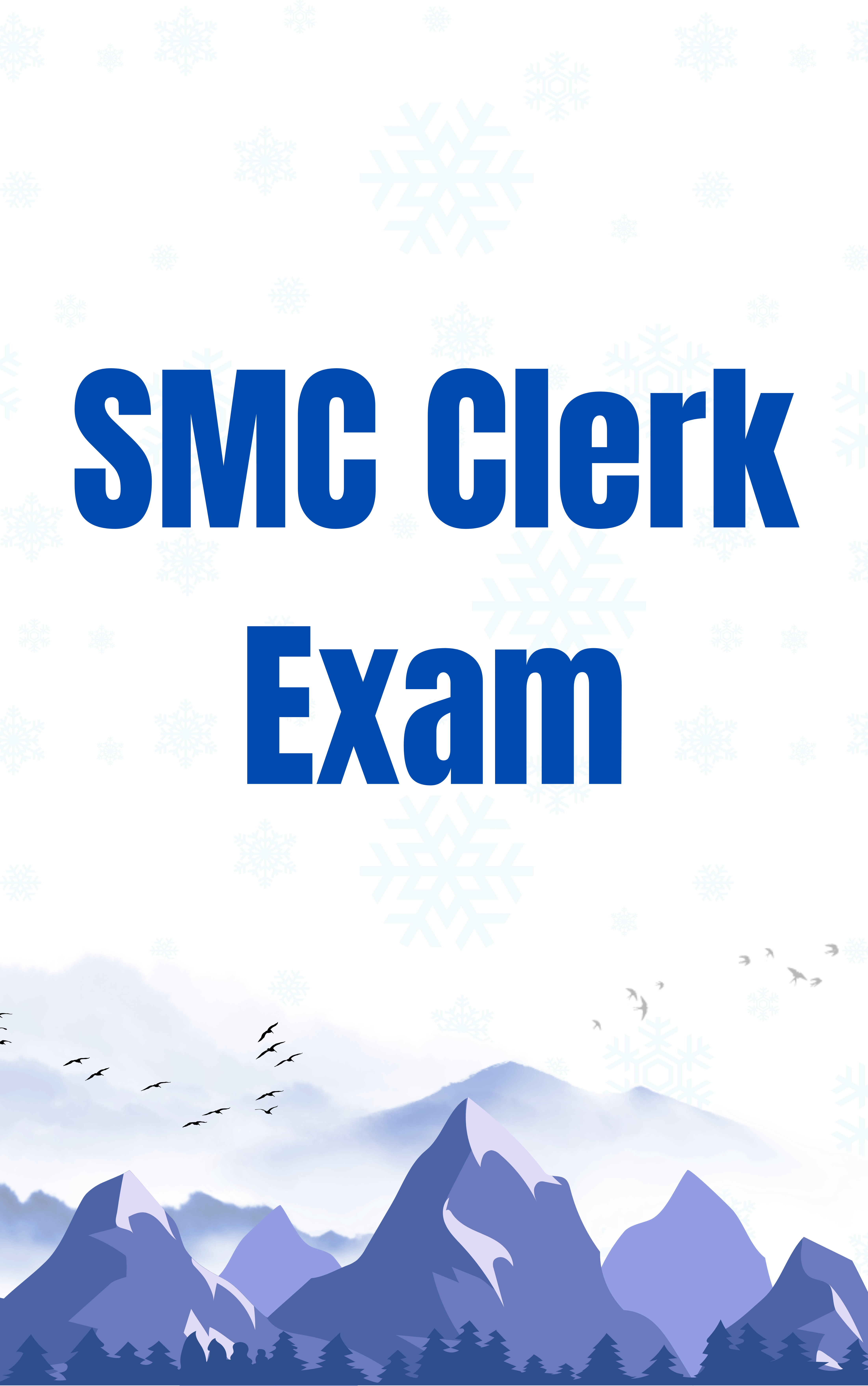 SMC Clerk Model Paper & Question Bank