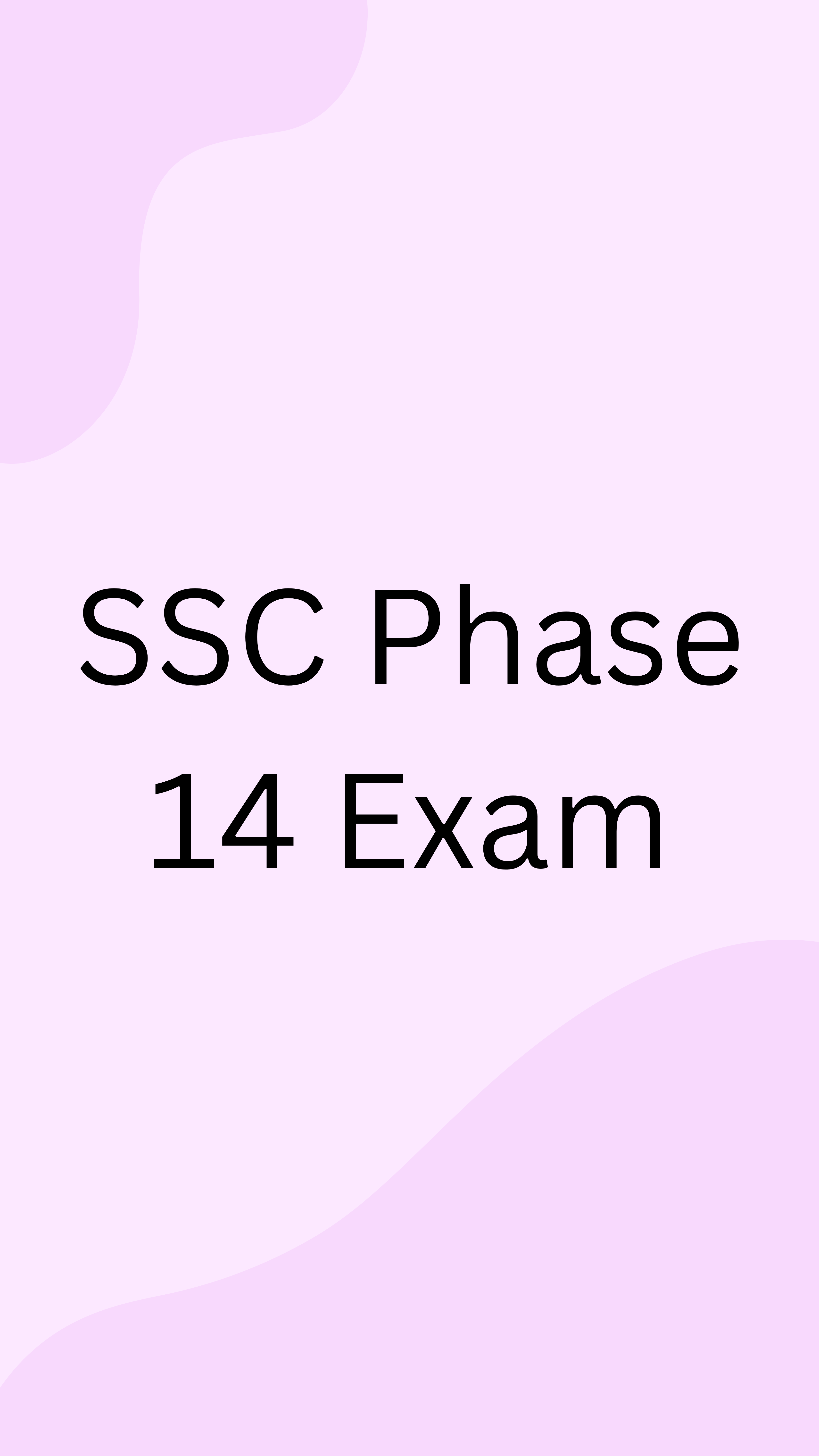SSC Phase 14 Mock Test 2026 PDF Free Download