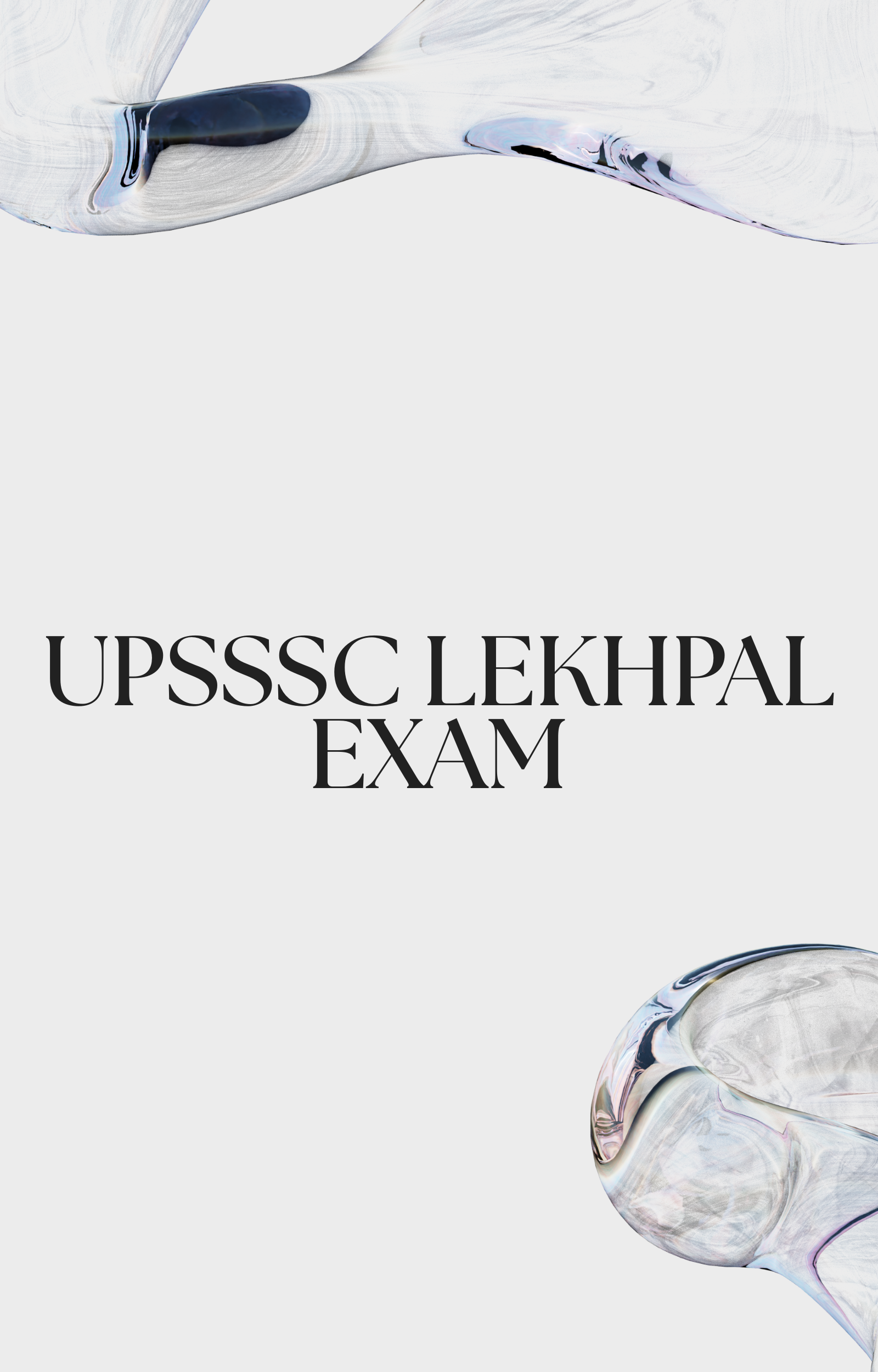 UPSSSC Lekhpal Model Paper & Question Bank