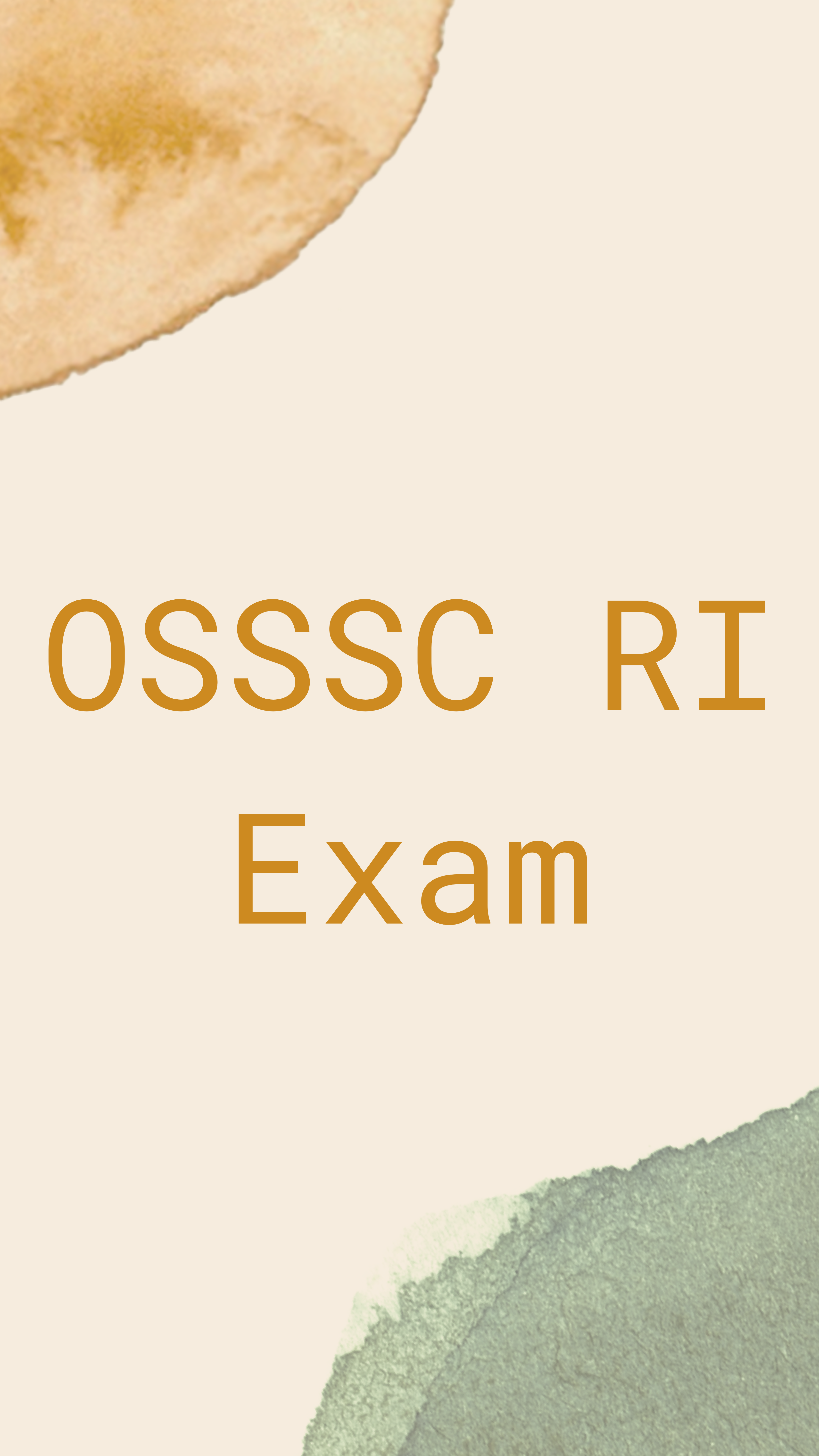 OSSSC RI Mock Test 2026 PDF – Free Download