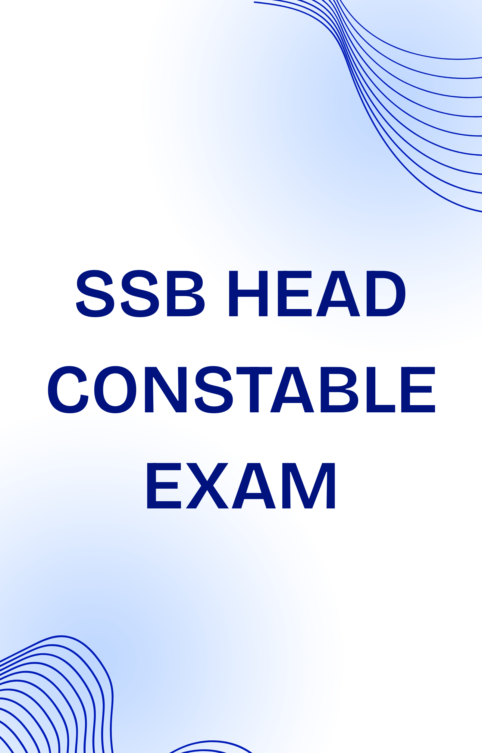 SSB Head Constable One Liner with Mock Test Series